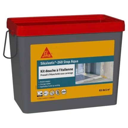 RESINE ETANCHEITE PLANCHER SIKALASTIC 260 STOP AQUA 7KG
