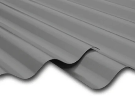 TOLE ONDULEE GRIS TYPHON 75/100 25µ 3.00M