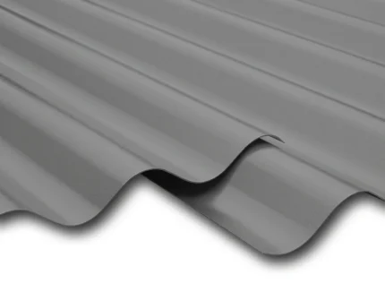TOLE ONDULEE GRIS TYPHON 75/100 25µ 4.00M